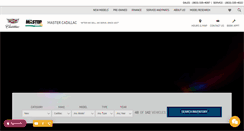 Desktop Screenshot of mastercadillac.com